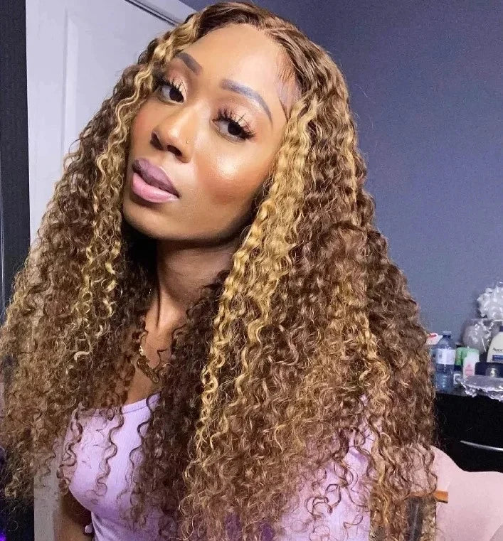 30in Pre Cut Glueless Preplucked Human Wigs Ready tau Go