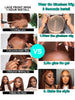 200% Chocolate Brown Wear and Go Glueless Human Hair Wigs