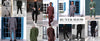 Striped Plaid Print Long Sleeve T Shirt Outfits Men's 2-Piece Set Clothing