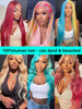 7x5 HD Lace Wig Glueless Preplucked Human Wig 180% 200% Blonde Straig